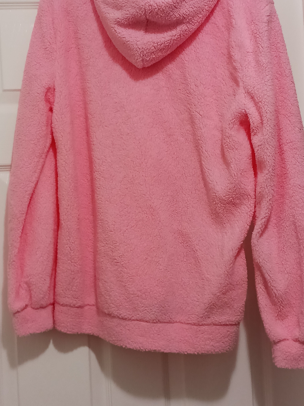 Cozy Kids Hooded Plush Jacket - Pink